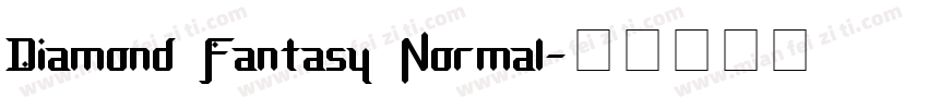 Diamond Fantasy Normal字体转换